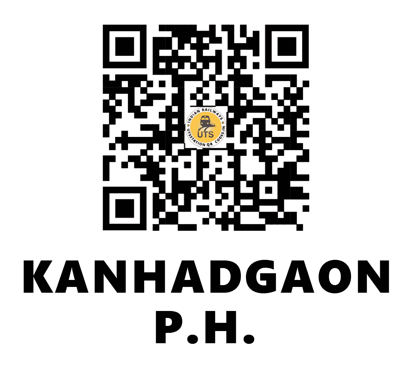 UTS QR Code for KANHADGAON P.H. - KNDG (SB - MADHYA PRADESH)